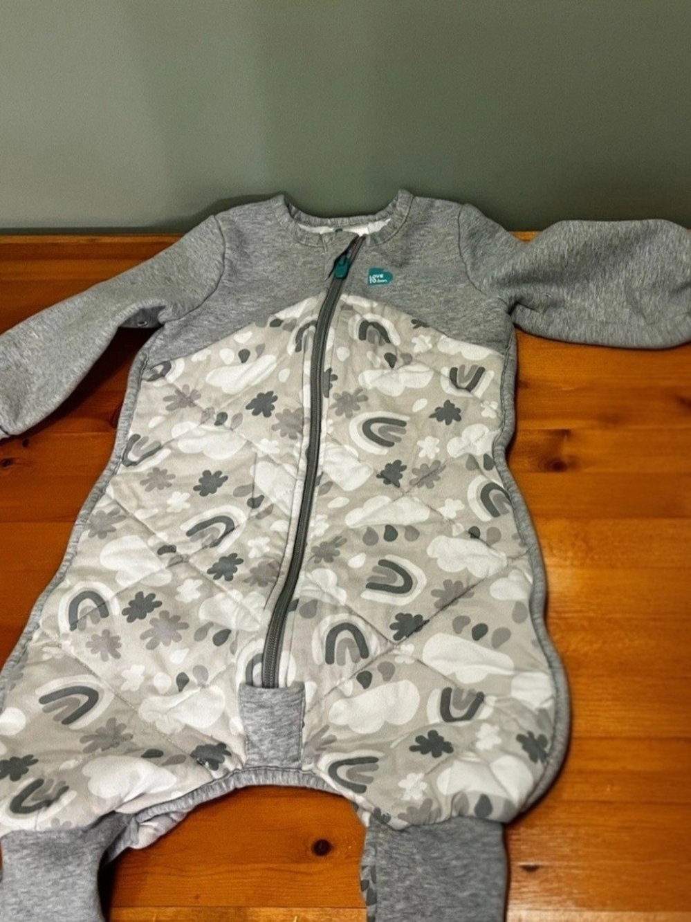 Love To Dream Rainbow Print Sleep Sack Suit 2.5 Tog